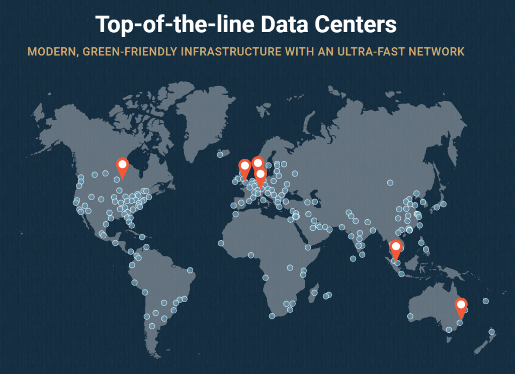 SiteGround Data Center Locations