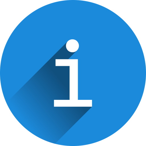 Blue information icon